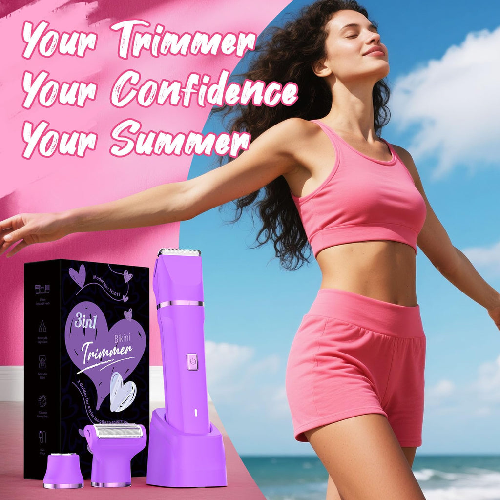 Painless Bikini Trimmer for Women – Smooth Skin in Seconds