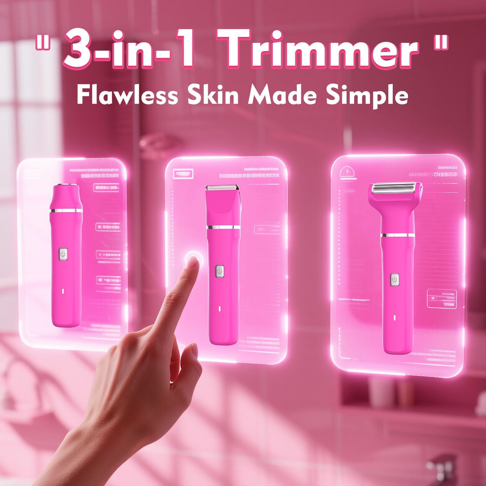 Painless Bikini Trimmer for Women – Smooth Skin in Seconds