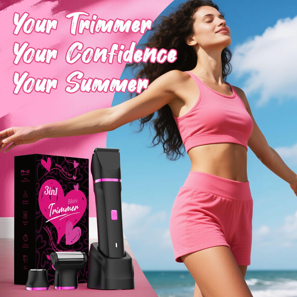 Painless Bikini Trimmer for Women – Smooth Skin in Seconds