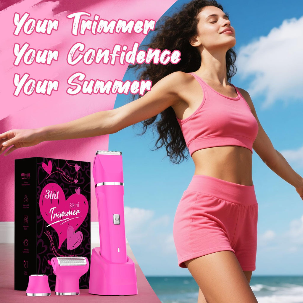 Painless Bikini Trimmer for Women – Smooth Skin in Seconds