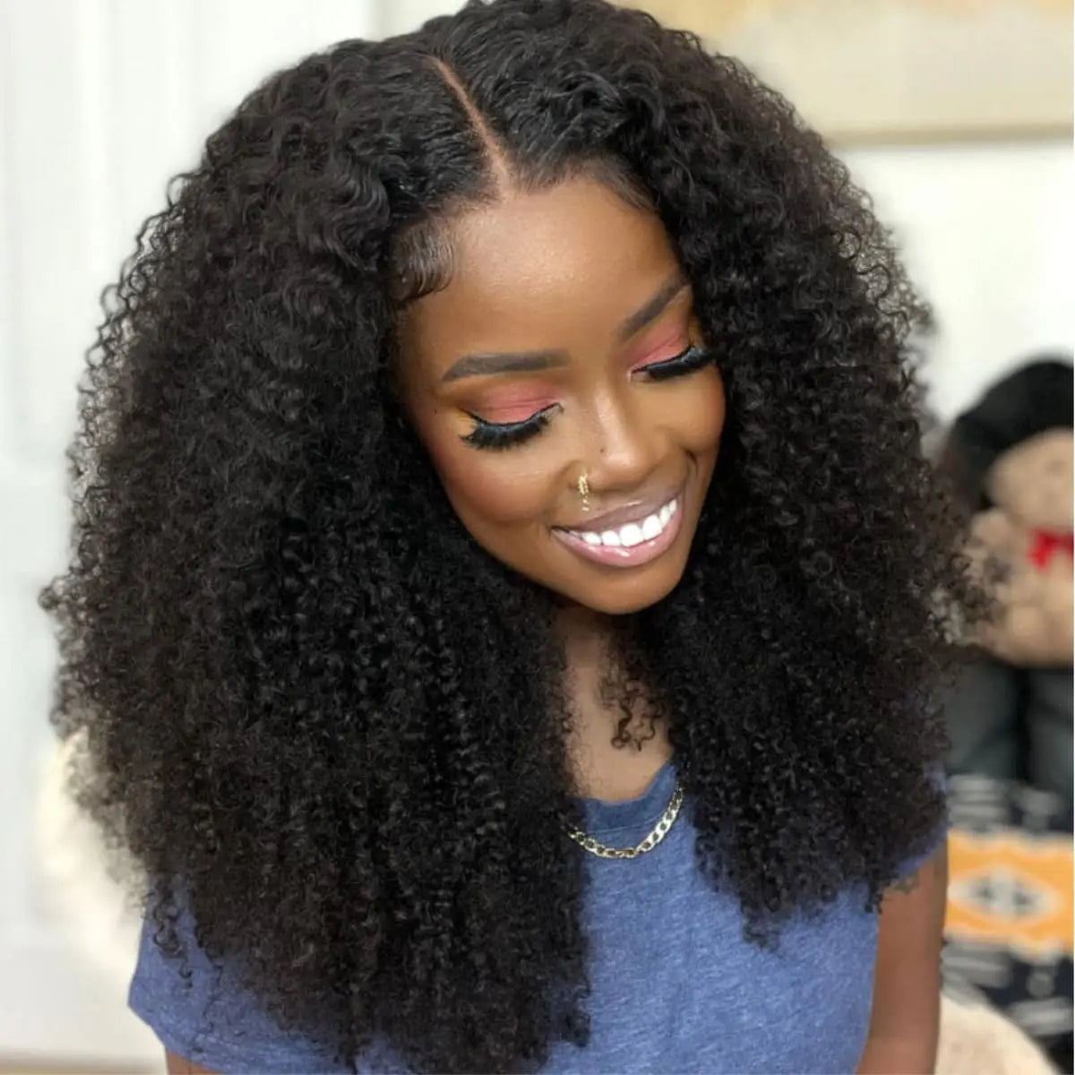 Afro Kinky Curly Wig (Glueless) – Natural Volume Hair”