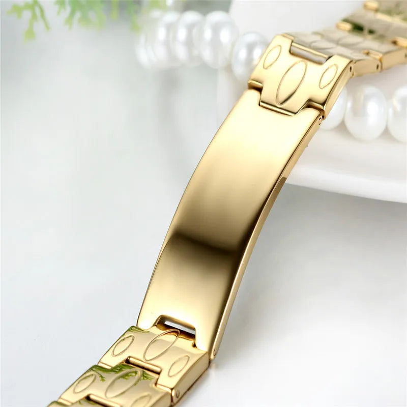 Men's Stainless Steel ID Bracelet – Bold 16mm Link Chain | Gold & Silver