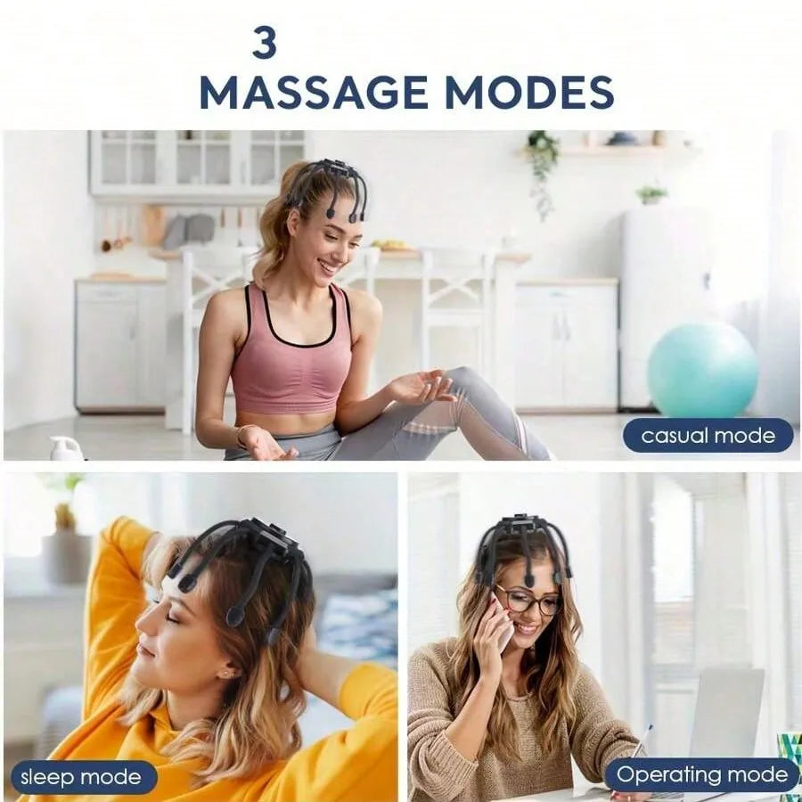 Electric Scalp Massager – Relaxing Head Massage & Hair Growth Tool
