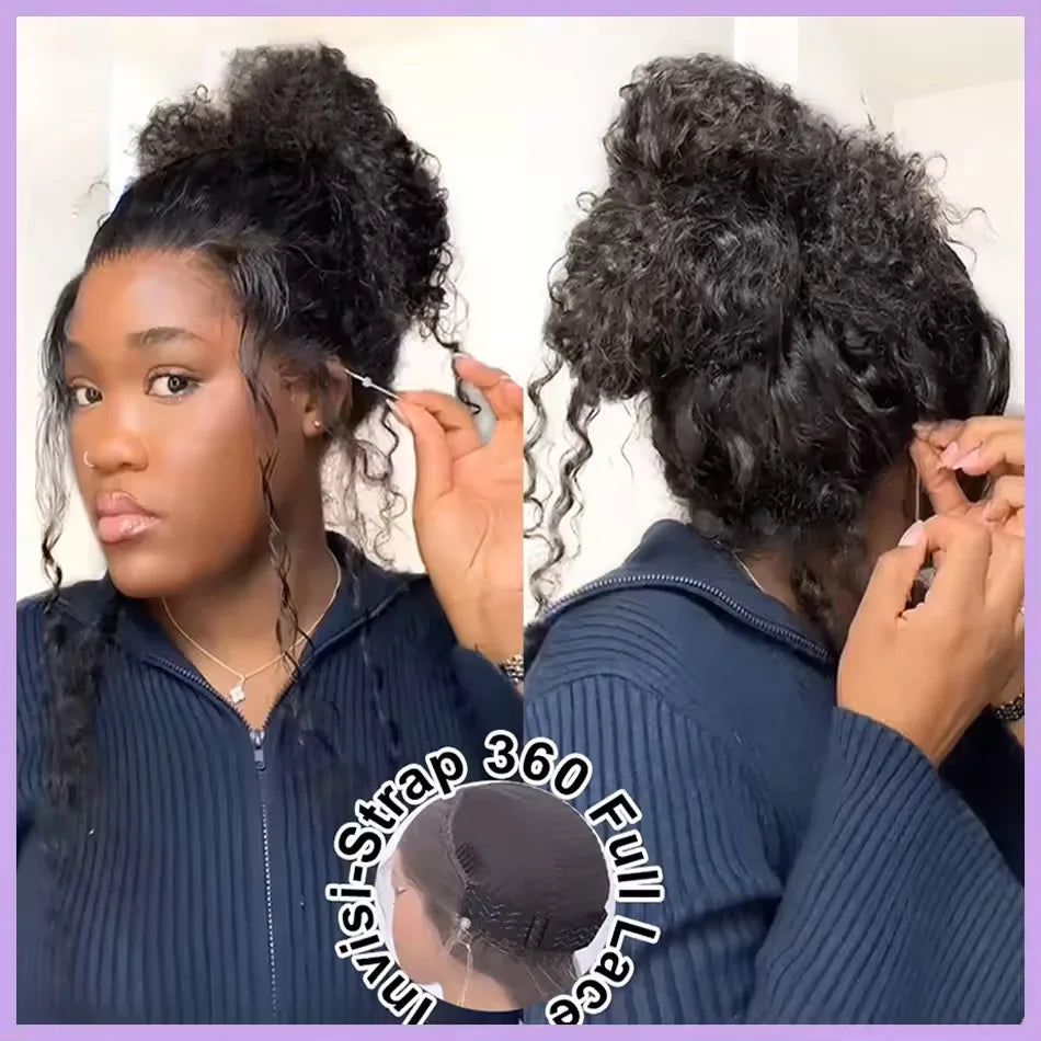HD Lace Deep Wave Wig – Brazilian Human Hair | 13x4 / 13x6 / 360 Lace | Pre-Plucked for Black Women