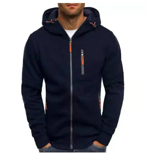 Men's Zip-Up Hoodie Jacket | Casual Sweatshirt Tracksuit | S-XL