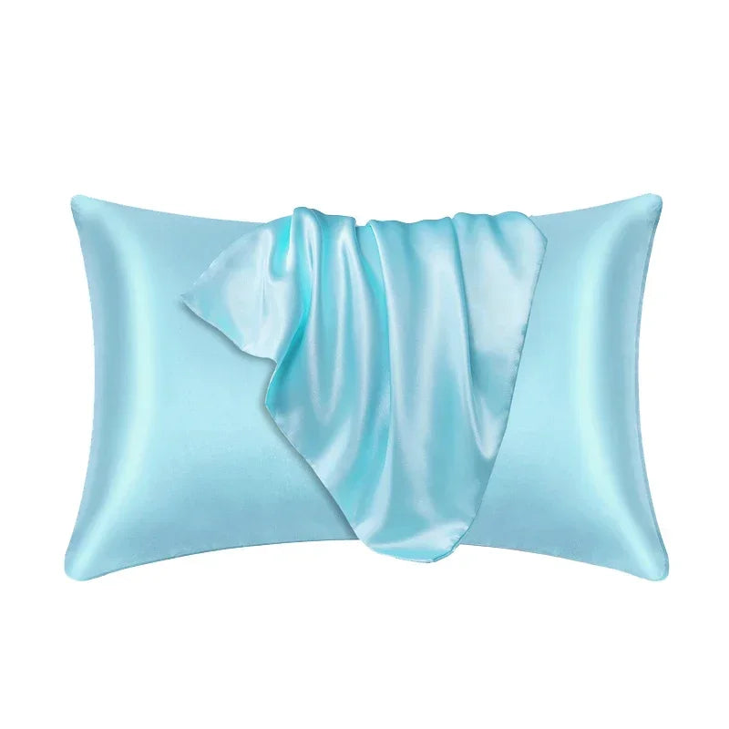 Silk Satin Pillowcase – Smooth Hair & Clear Skin While You Sleep