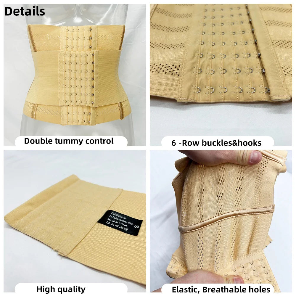 Waist Trainer Corset – Tummy Control & Hourglass Body Shaper
