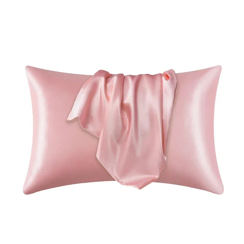 Silk Satin Pillowcase – Smooth Hair & Clear Skin While You Sleep