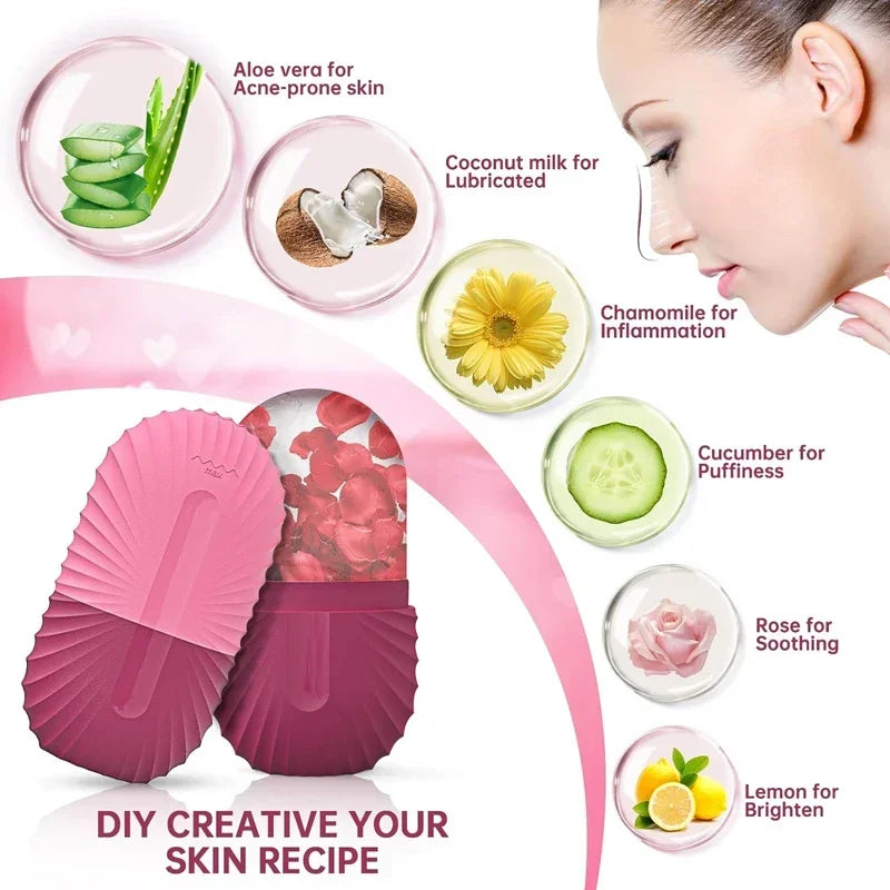Ice Glow Facial Roller – Reduce Puffiness & Tighten Skin Instantly