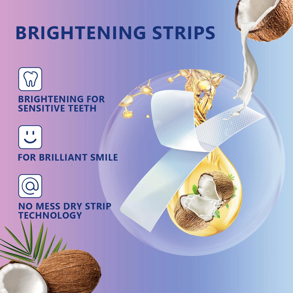 Instant Smile Whitening Strips – Remove Stains & Brighten Teeth Fast