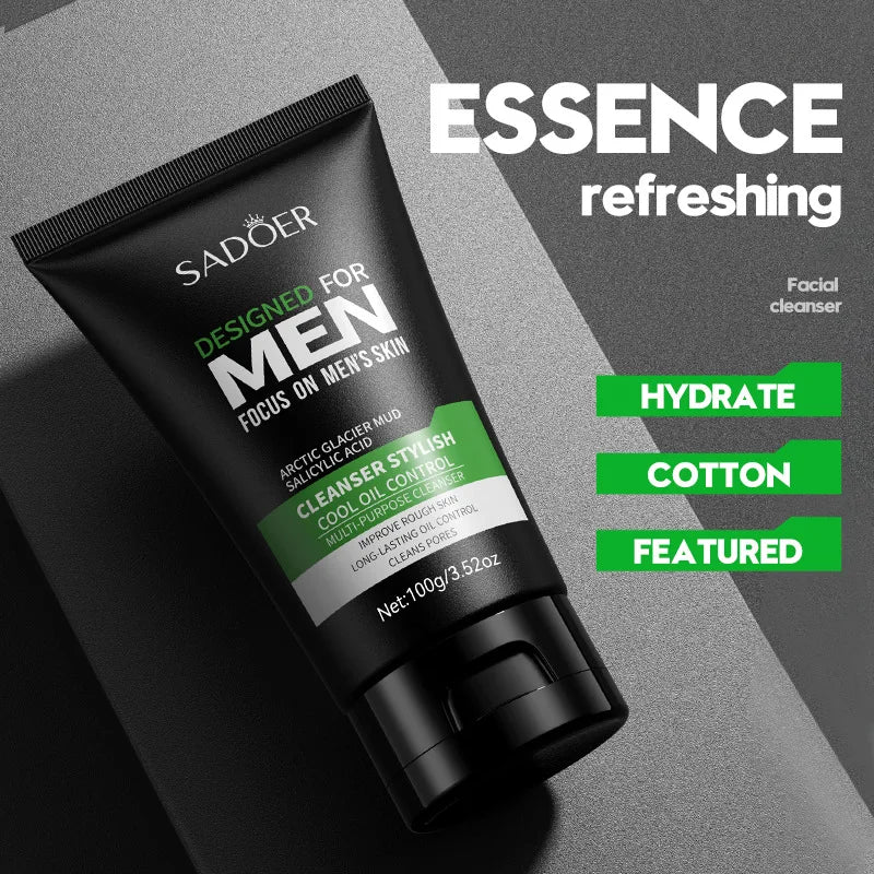 Men’s Face Cleanser – Deep Clean & Oil Control