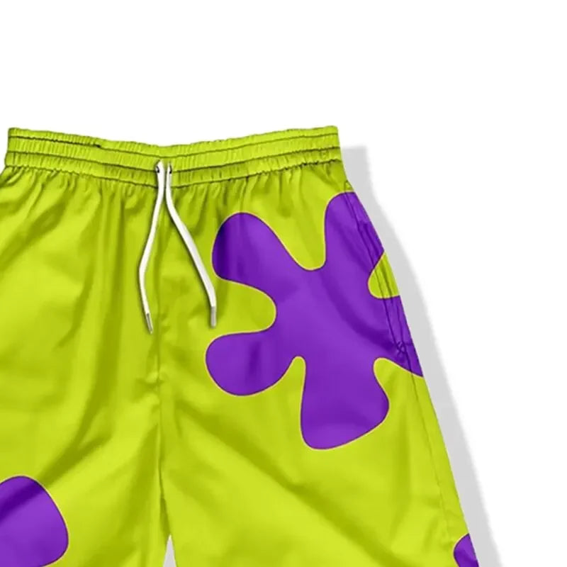 Men's Floral Beach Shorts | Slim Fit Casual Summer Vacation Shorts