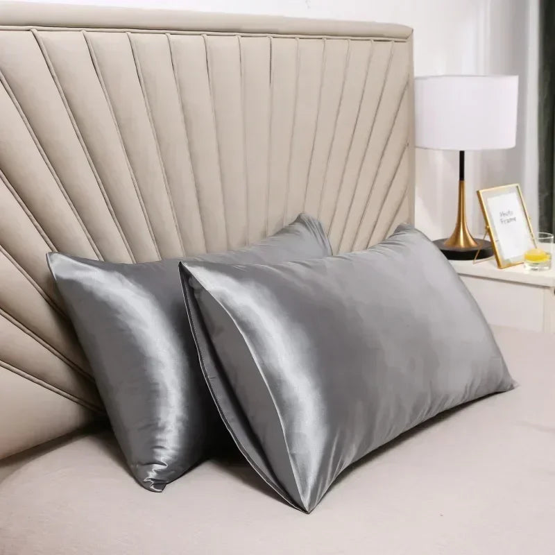 Silk Satin Pillowcase – Smooth Hair & Clear Skin While You Sleep