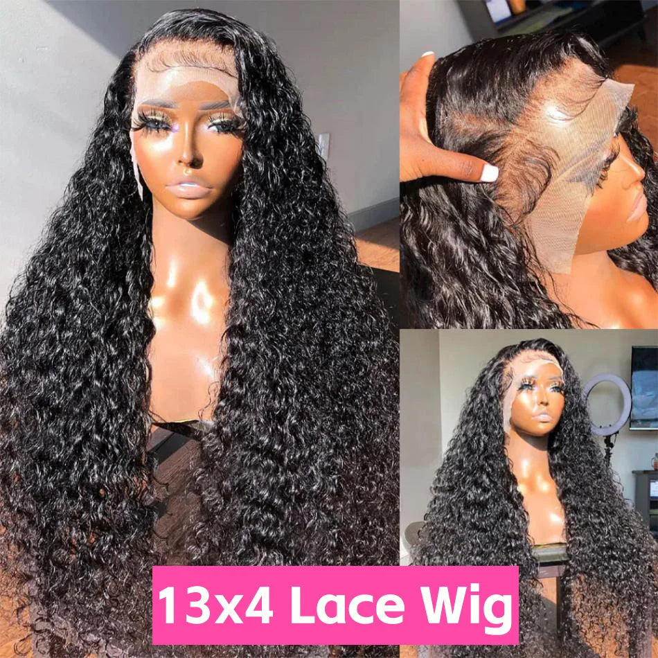 HD Lace Deep Wave Wig – Brazilian Human Hair | 13x4 / 13x6 / 360 Lace | Pre-Plucked for Black Women