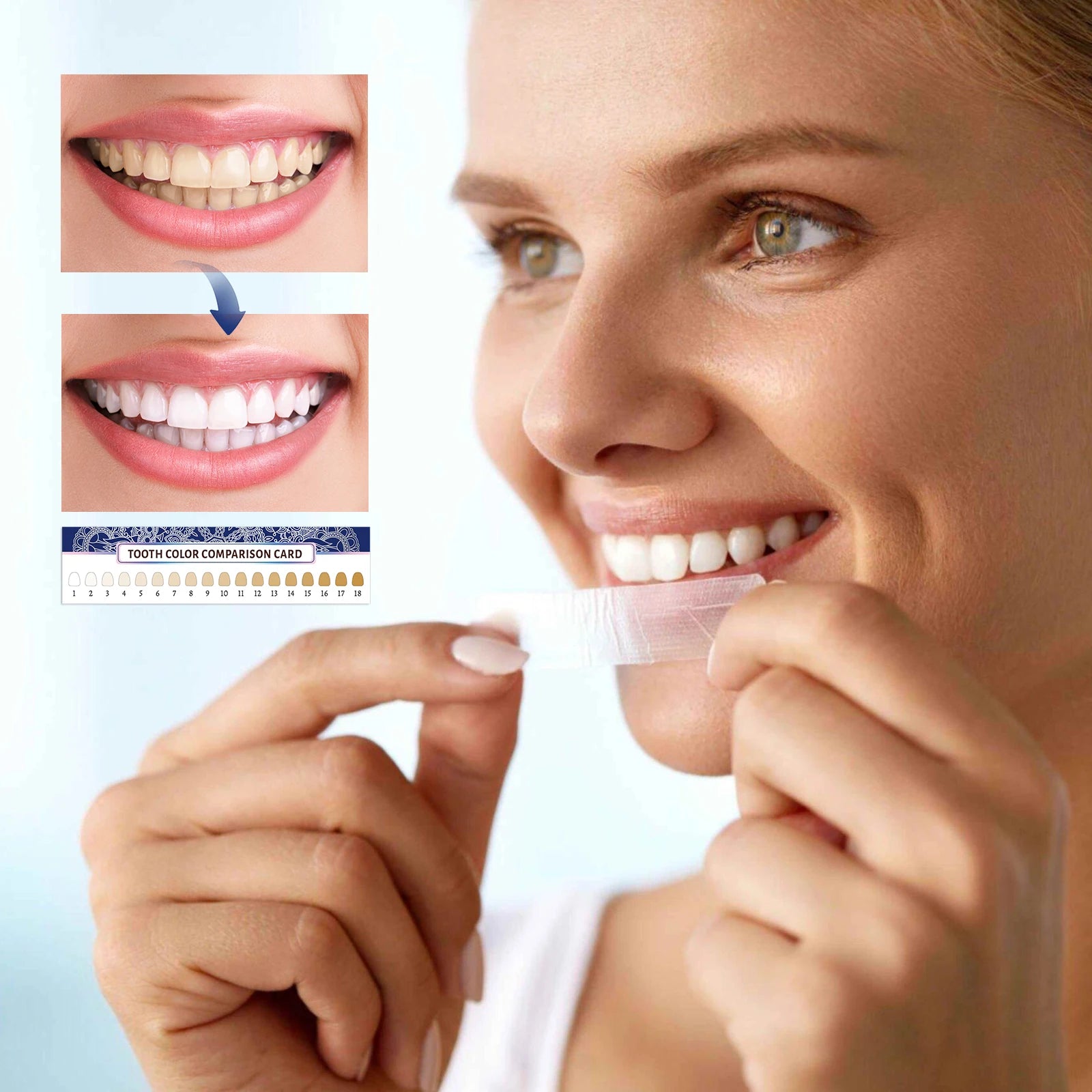 Instant Smile Whitening Strips – Remove Stains & Brighten Teeth Fast
