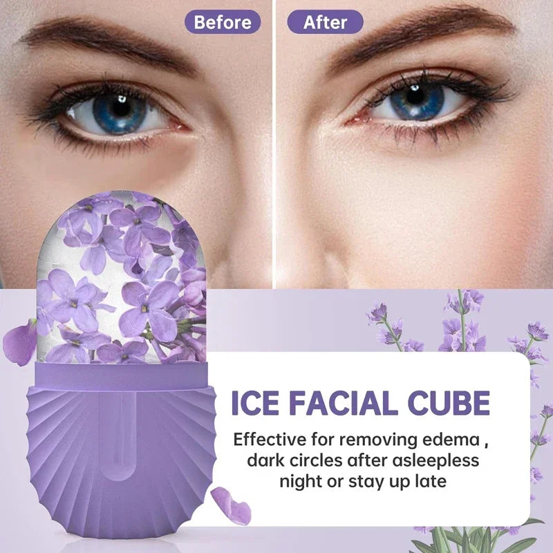 Ice Glow Facial Roller – Reduce Puffiness & Tighten Skin Instantly