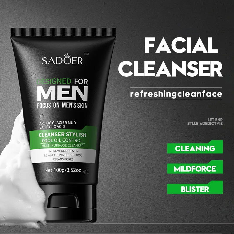 Men’s Face Cleanser – Deep Clean & Oil Control