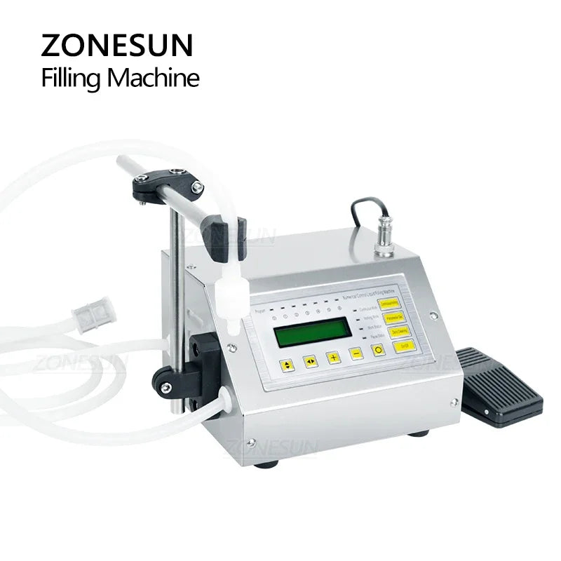 ZONESUN GFK-160A Automatic Liquid Filling Machine – 5 to 3500ml | Juice, Water, Cosmetics & More