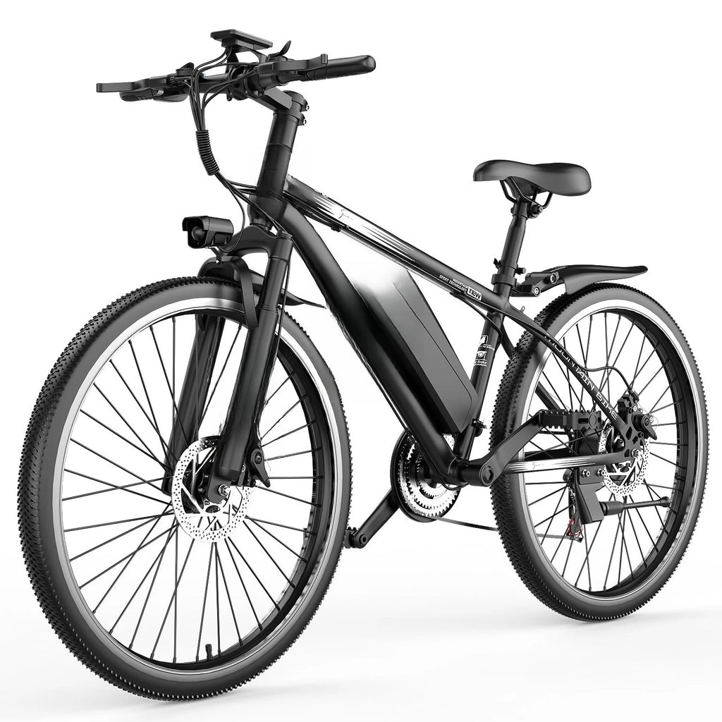 Electric Mountain Bike for Adults – 1500W Peak Motor | 25 MPH | 65-Mile Range | 48V 10Ah Battery