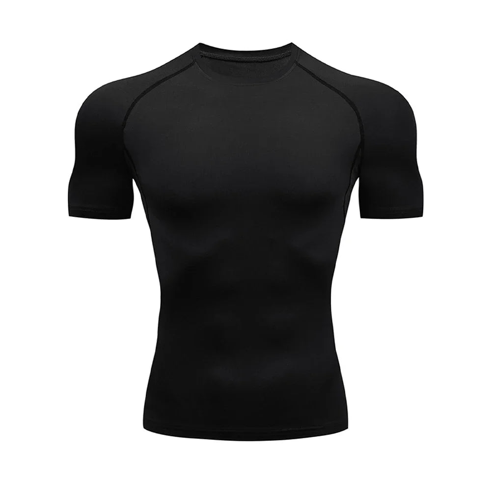 Men's Compression Gym T-Shirt | Quick Dry Workout Tee | S-XL