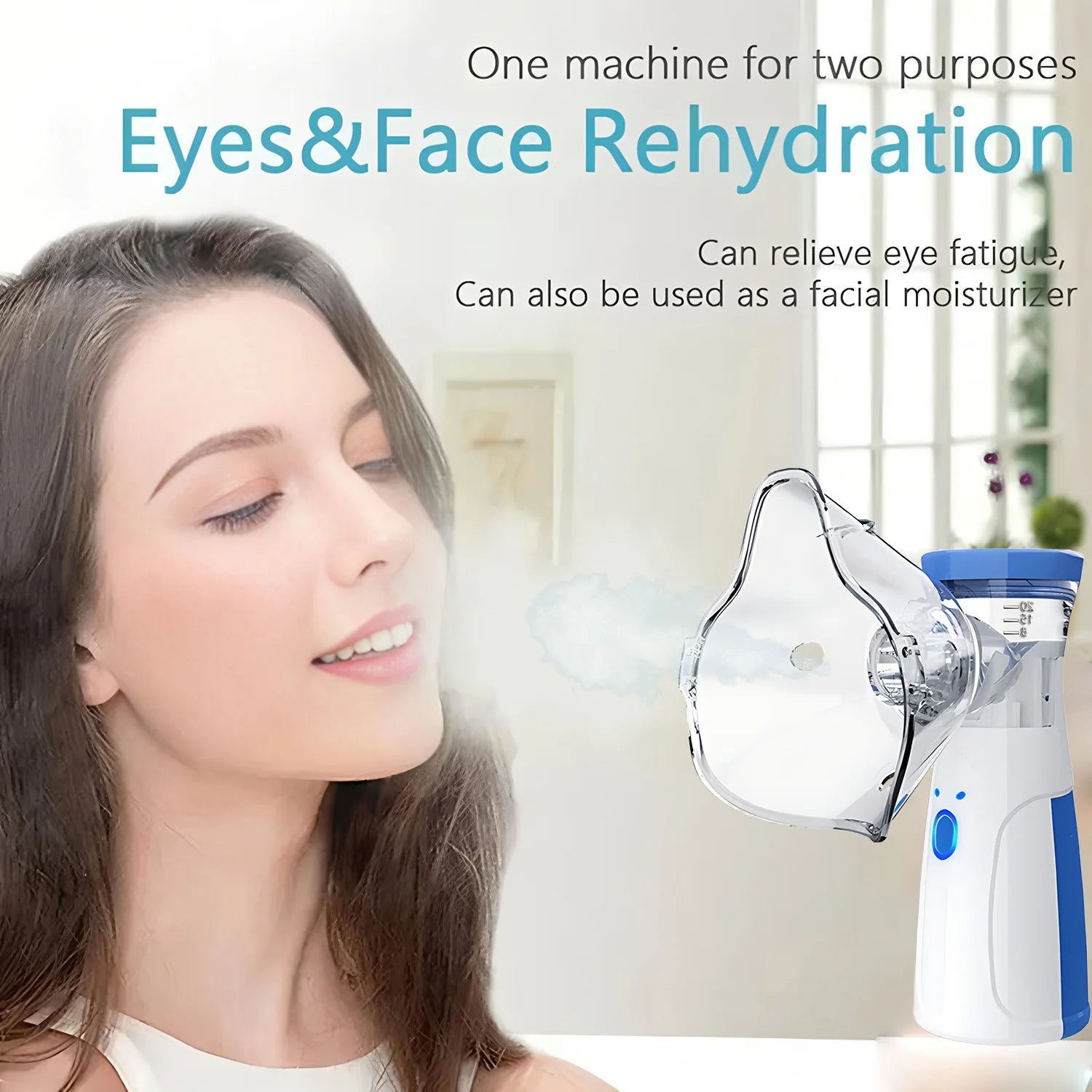 Mini Facial Steamer – Portable Nano Mist Face Hydration Device
