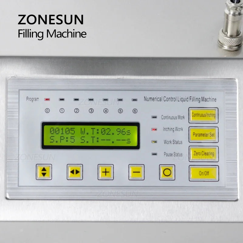 ZONESUN GFK-160A Automatic Liquid Filling Machine – 5 to 3500ml | Juice, Water, Cosmetics & More