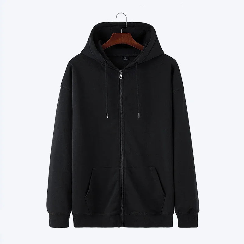 Zip-Up Hoodie for Men & Women | Fleece Sweatshirt | S-XL