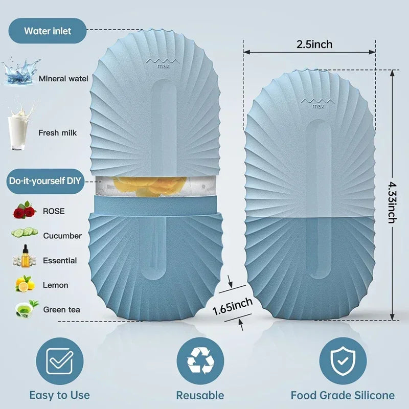 Ice Glow Facial Roller – Reduce Puffiness & Tighten Skin Instantly
