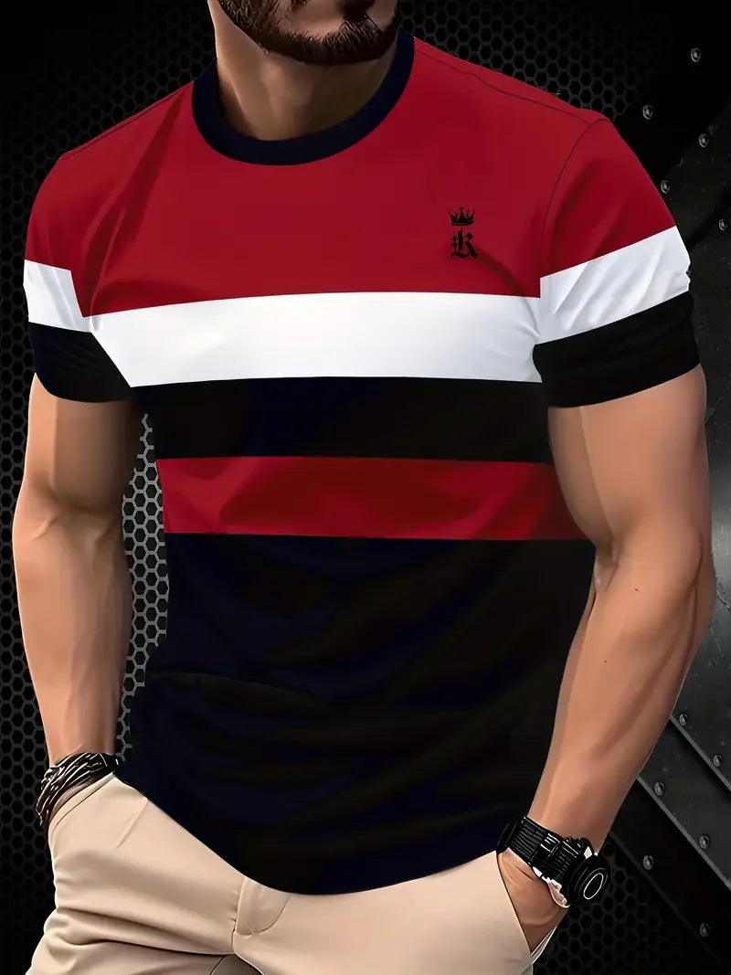 Men's 3D Print T-Shirt | Short Sleeve Graphic Tee | S-XL