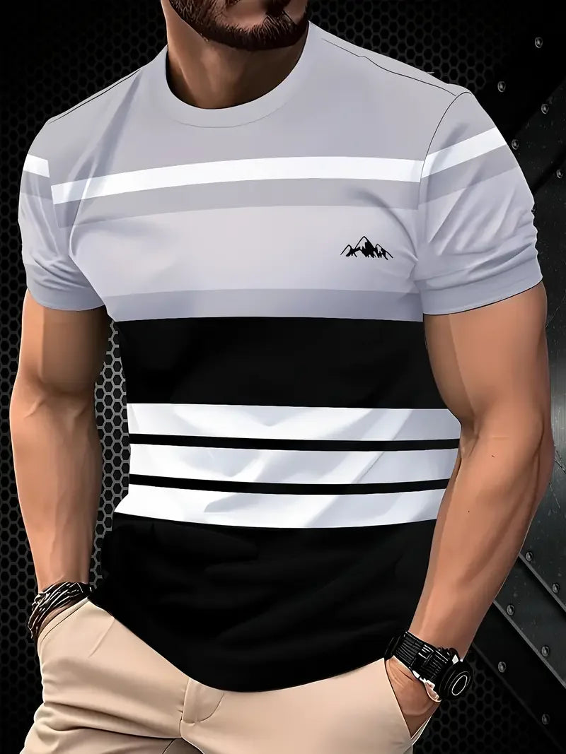 Men's 3D Print T-Shirt | Short Sleeve Graphic Tee | S-XL