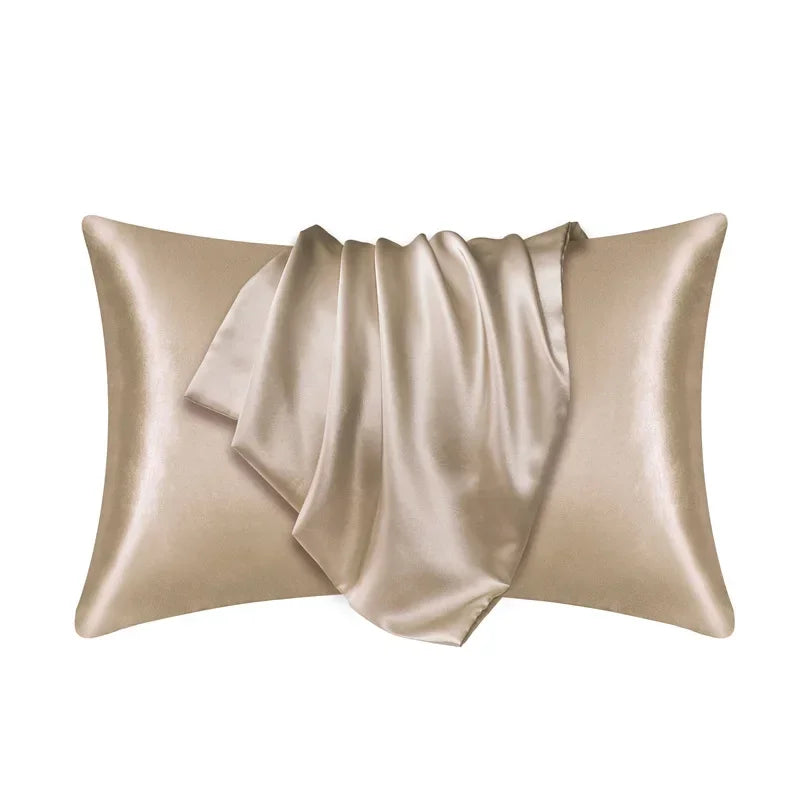 Silk Satin Pillowcase – Smooth Hair & Clear Skin While You Sleep
