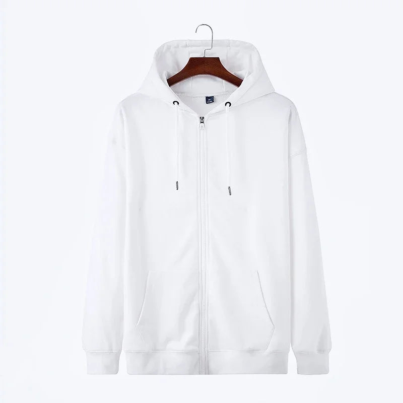 Zip-Up Hoodie for Men & Women | Fleece Sweatshirt | S-XL