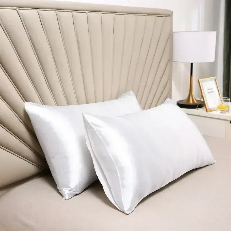 Silk Satin Pillowcase – Smooth Hair & Clear Skin While You Sleep
