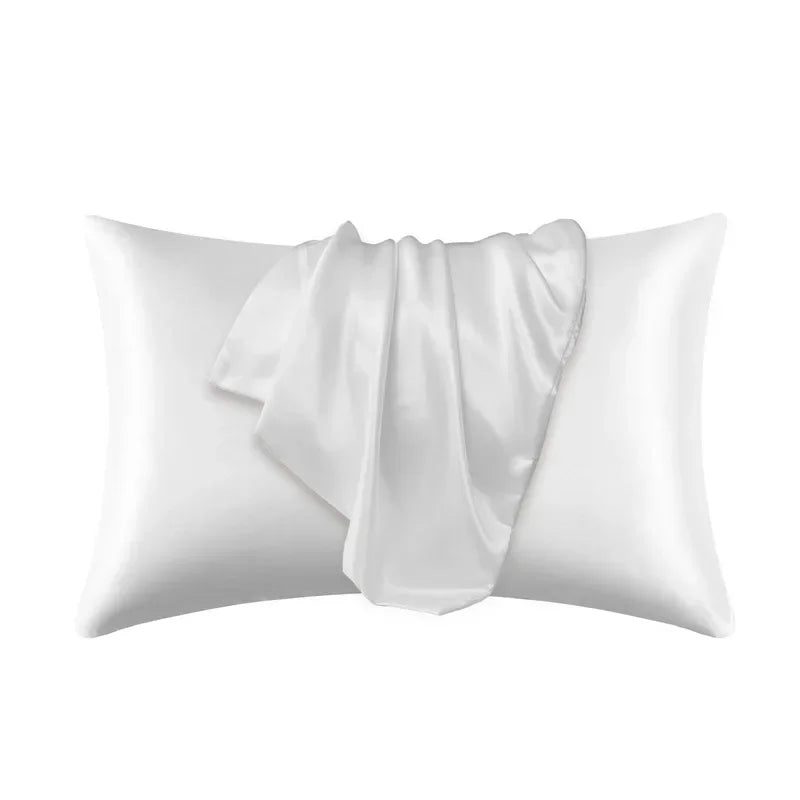 Silk Satin Pillowcase – Smooth Hair & Clear Skin While You Sleep