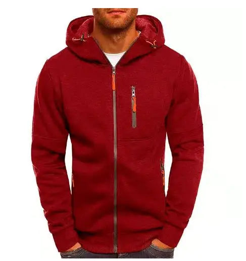Men's Zip-Up Hoodie Jacket | Casual Sweatshirt Tracksuit | S-XL