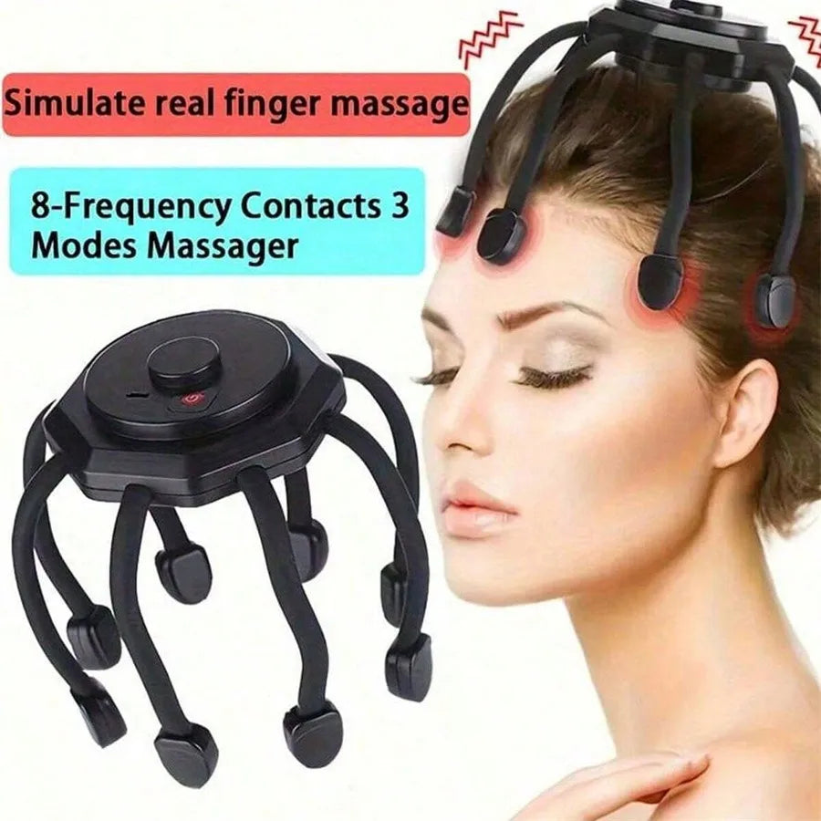 Electric Scalp Massager – Relaxing Head Massage & Hair Growth Tool