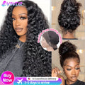 360 Full Lace Wig – Water Wave Brazilian Human Hair | Pre-Plucked & Bleached Knots