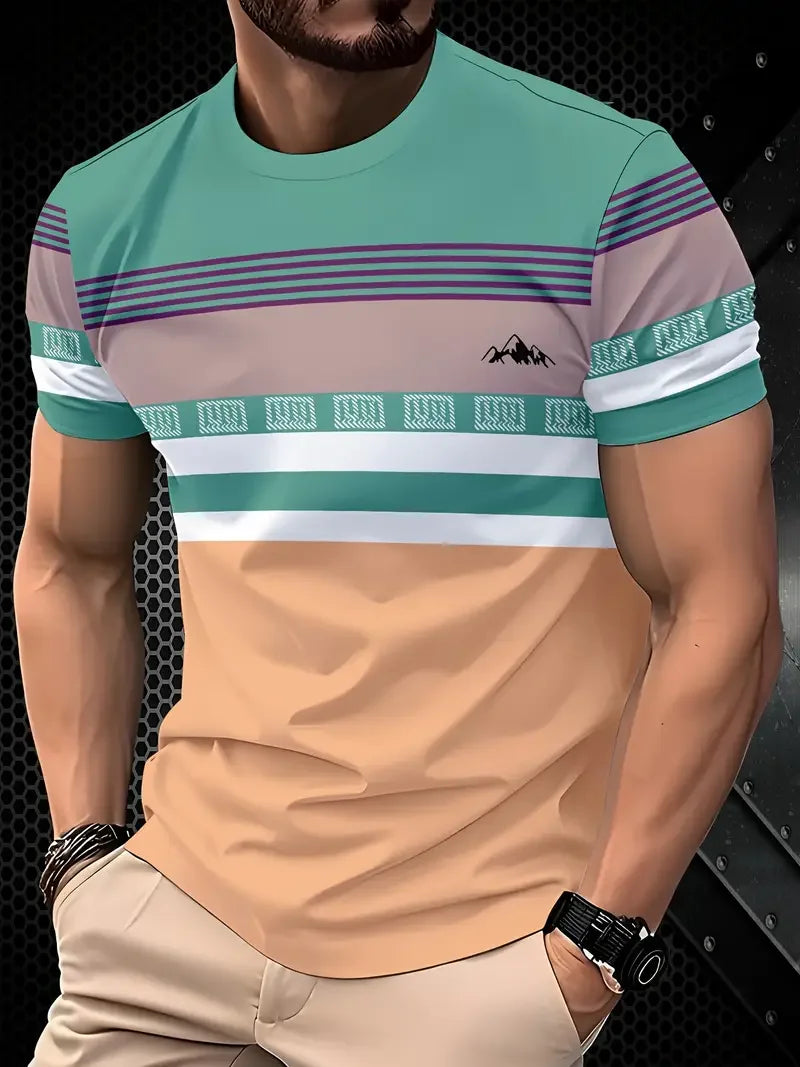 Men's 3D Print T-Shirt | Short Sleeve Graphic Tee | S-XL