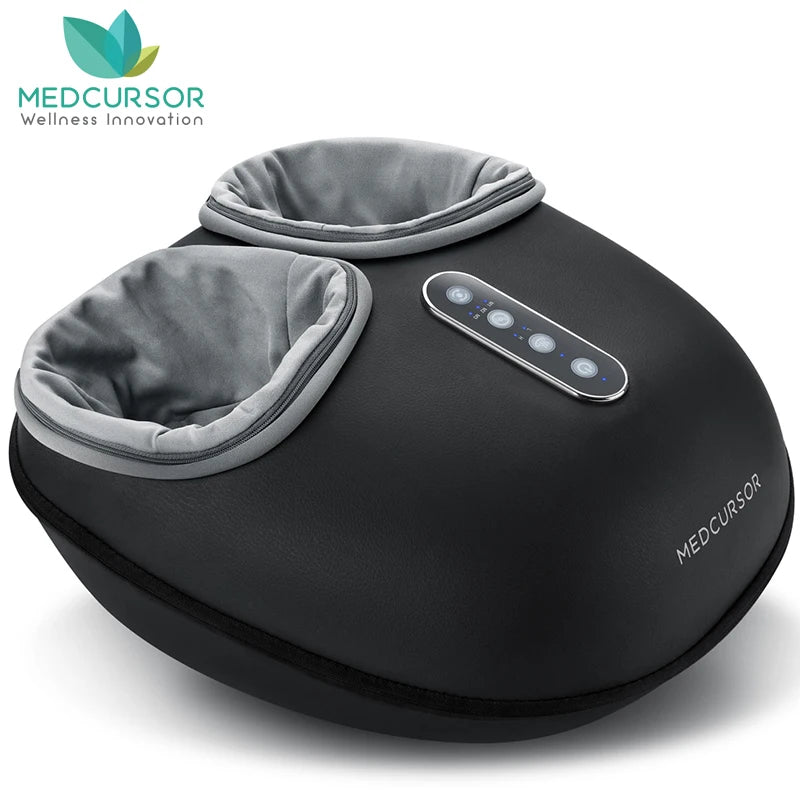 Medcursor Shiatsu Foot Massager with Heat & Rollers – Deep Muscle Relief