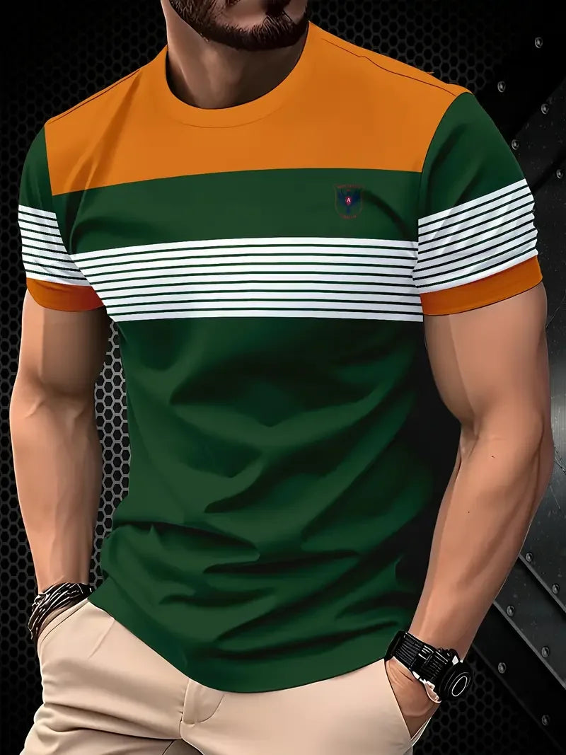 Men's 3D Print T-Shirt | Short Sleeve Graphic Tee | S-XL